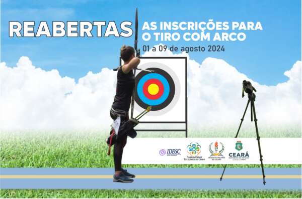 Sesporte reabre inscrições dos Jogos Escolares do Ceará para modalidade Tiro com Arco