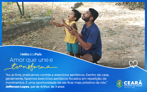 “Amor que une e transforma”: pais e filhos dedicam tempo de qualidade à prática de esportes
