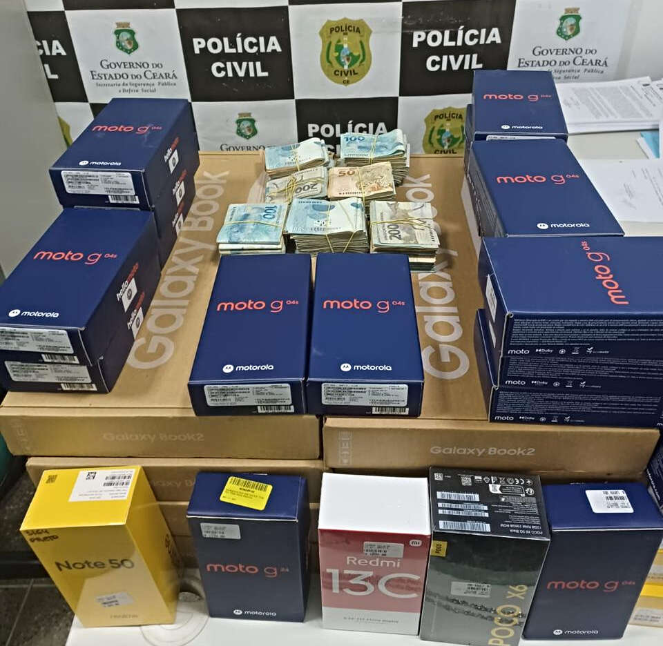 Polícia Civil apreende mais de 100 celulares e equipamentos eletrônicos em Canindé