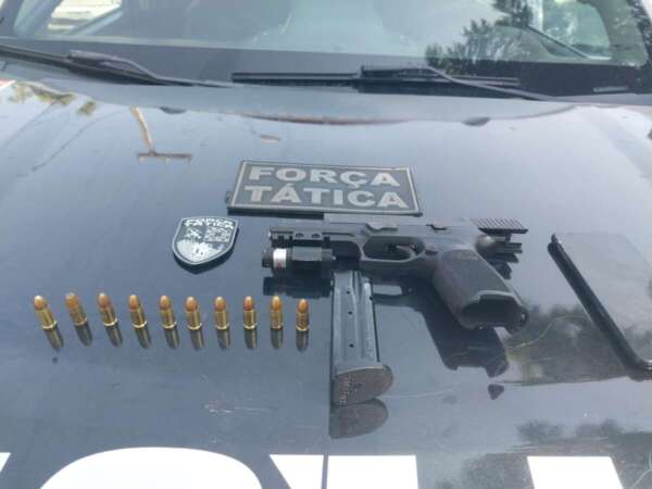 Suspeito com pistola .9mm é preso pela PMCE após disparos de arma na Praia do Futuro