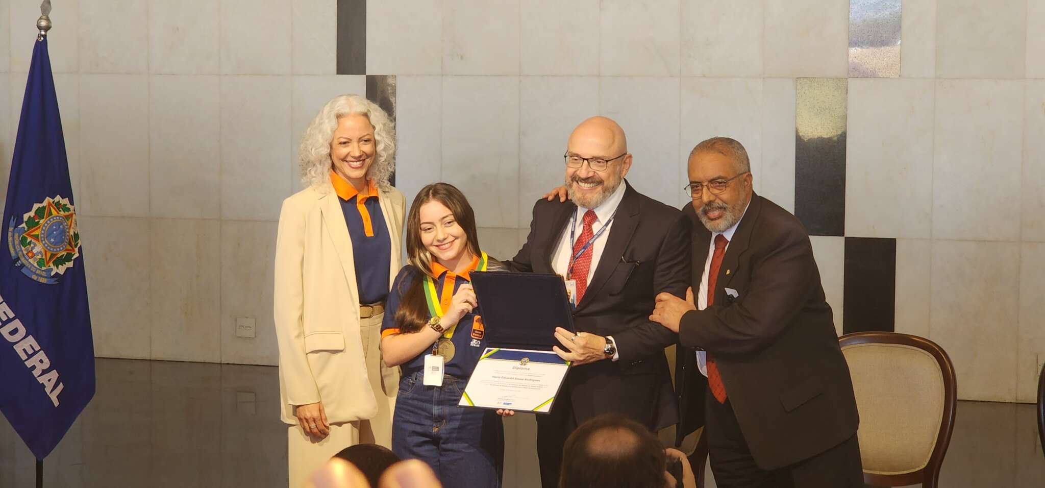Jovem Senador: estudante sobralense representa o Ceará em vivência legislativa no DF