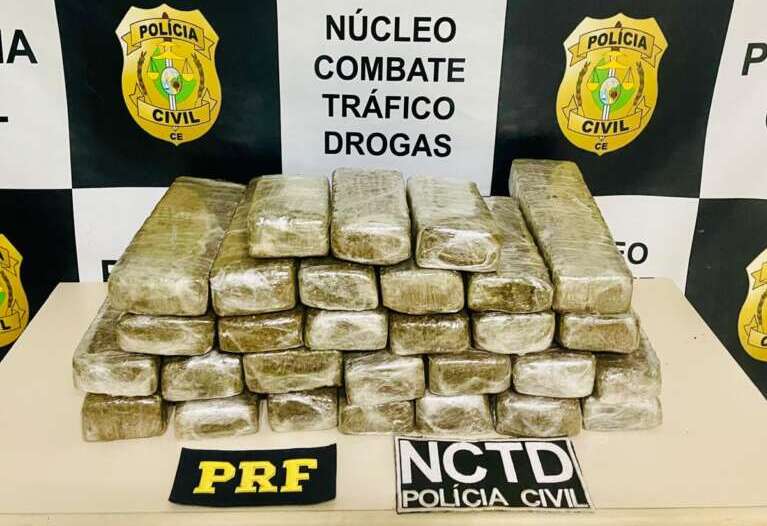 Ação da Polícia Civil resulta em prisão e na apreensão de mais de 24 kg de drogas