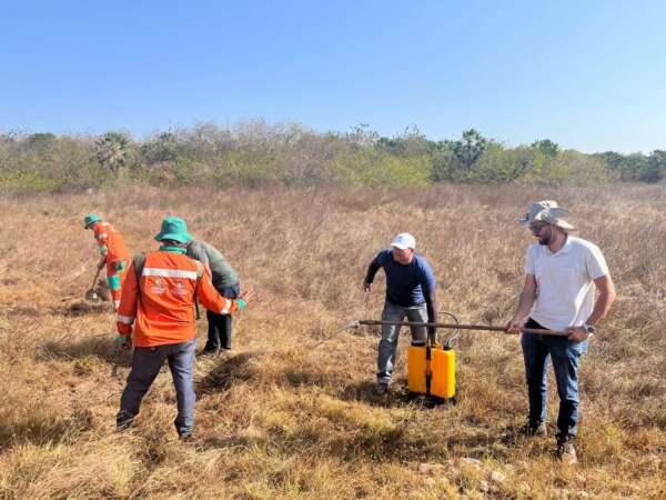 Brigadistas da Sema passam por treinamento para prevenção e combate a incêndios florestais