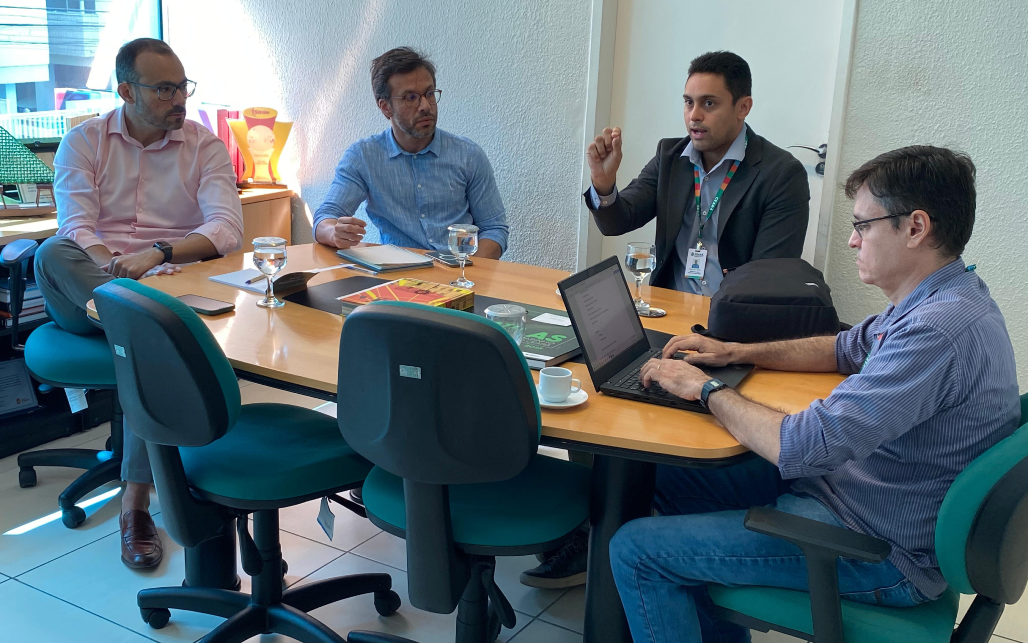 CGE e Semace definem o processo objeto da consultoria em gestão de risco na pasta ambiental