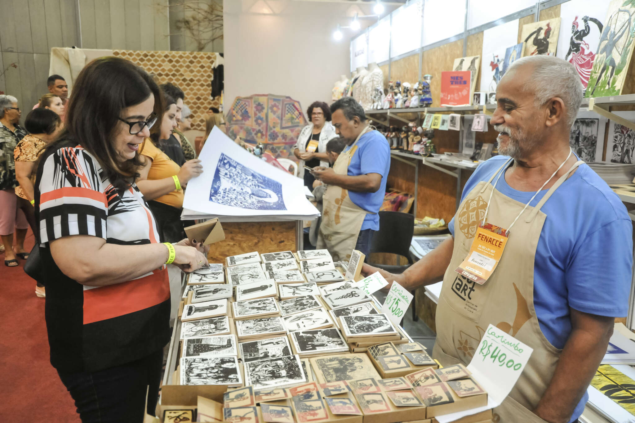 Com apoio do Governo do Estado, 92 artesãos cearenses participam da Fenacce, maior feira de artesanato e cultura do Brasil