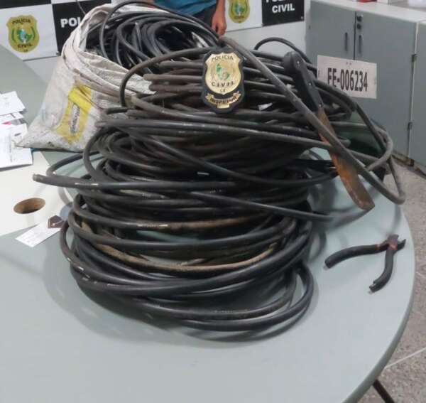 Ações das Forças da SSPDS resultam no aumento de 24,8% nas capturas por furto e receptação de fios em Fortaleza em 2024
