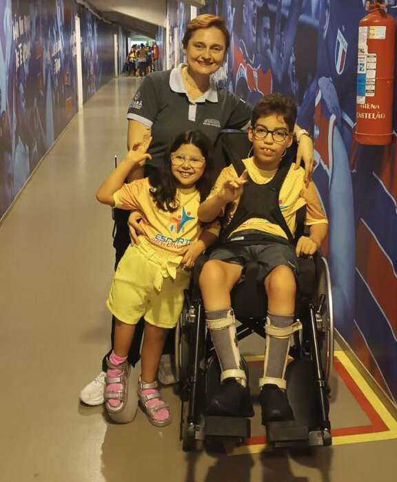 Arena Castelão realiza visita guiada para alunos do Centro de Referência Paralímpico Fortaleza