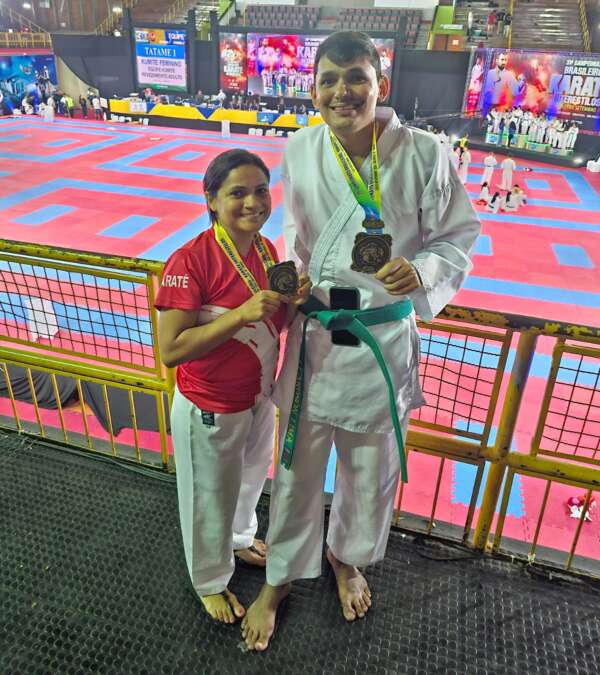 Atletas apoiados pela Sesporte conquistam 3º lugar no CBKI, em São Paulo