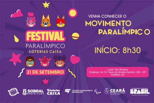 Sesporte e CPB realizam a 6ª edição do Festival Paralímpico, em Sobral