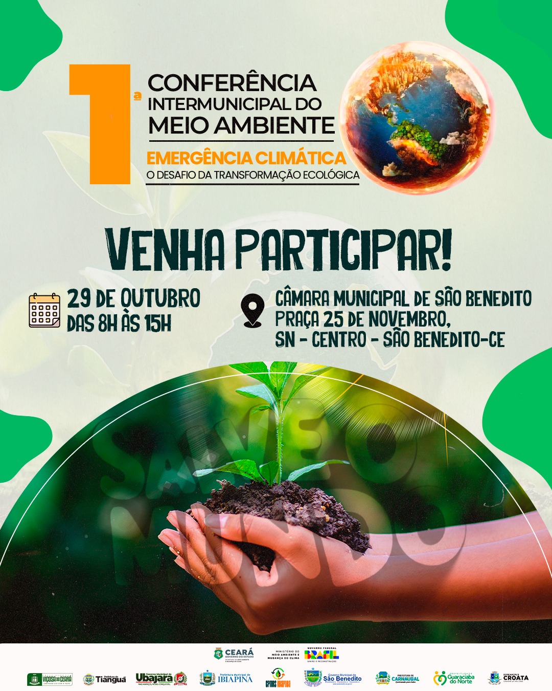 São Benedito será palco da 1ª Conferência Intermunicipal do Meio Ambiente do Ceará