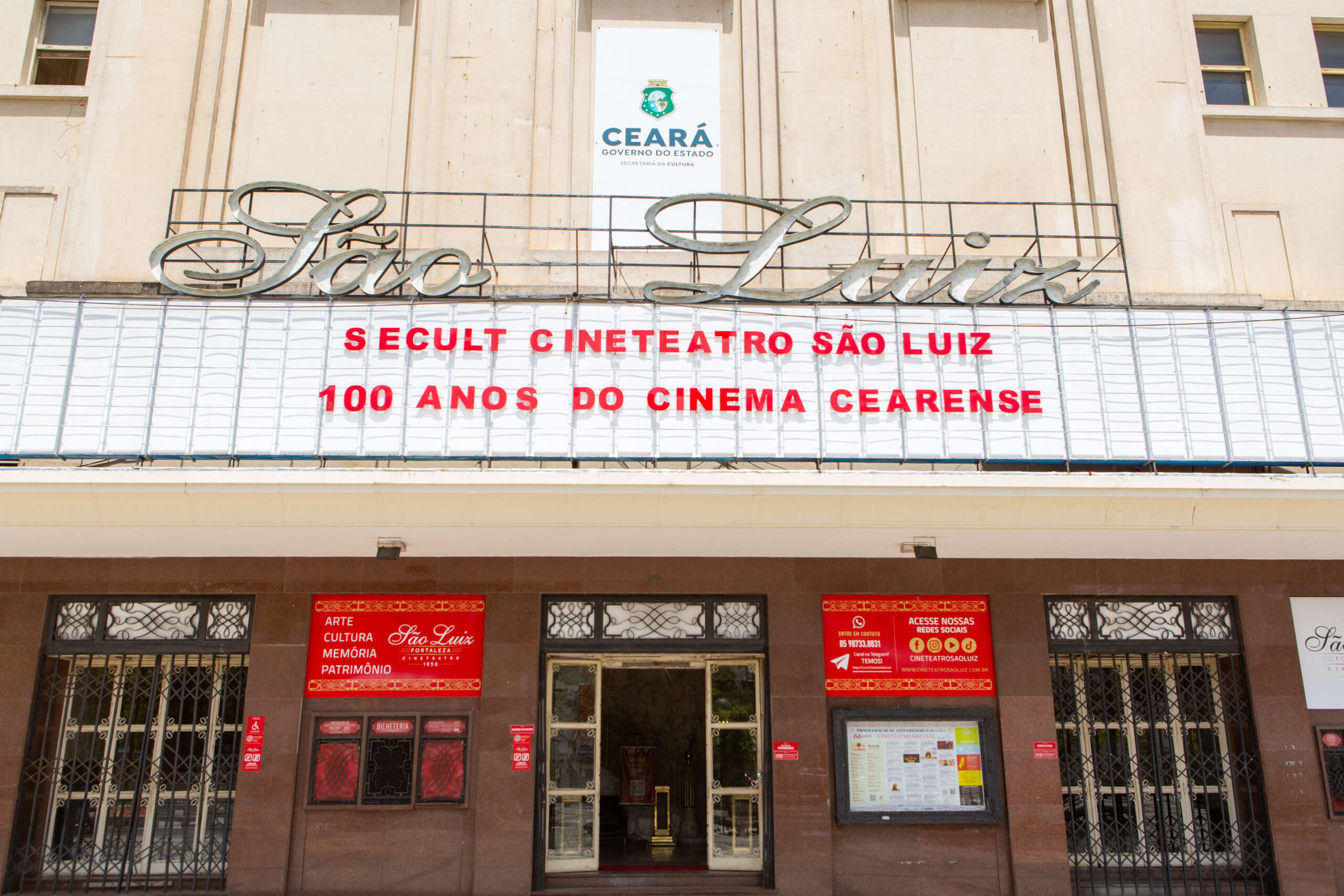 Cineteatro São Luiz celebra o centenário do Audiovisual Cearense com extensa programação e importantes conquistas em 2024