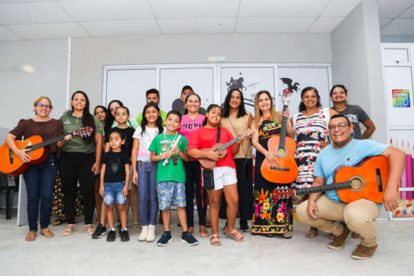 SPS oferta aulas de música gratuitas no Parque Aloísio Lorscheider