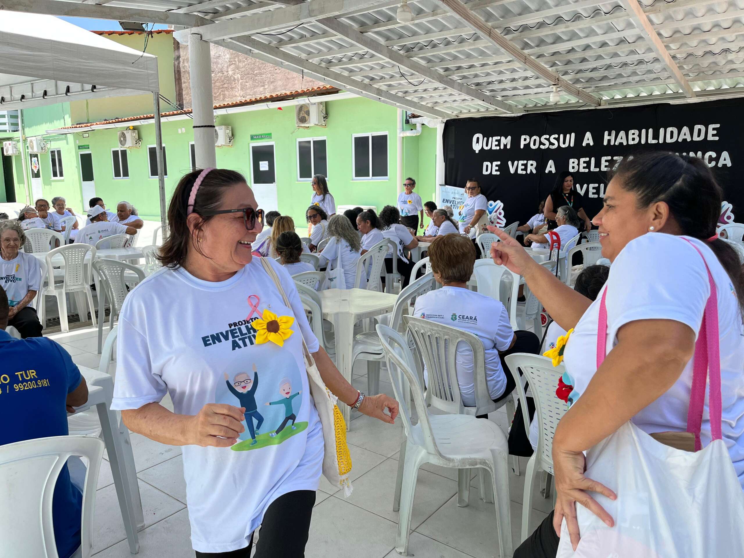 Envelhecimento e qualidade de vida: grupo de pessoas idosas participa de programação especial alusiva ao Dia Internacional da Pessoa Idosa