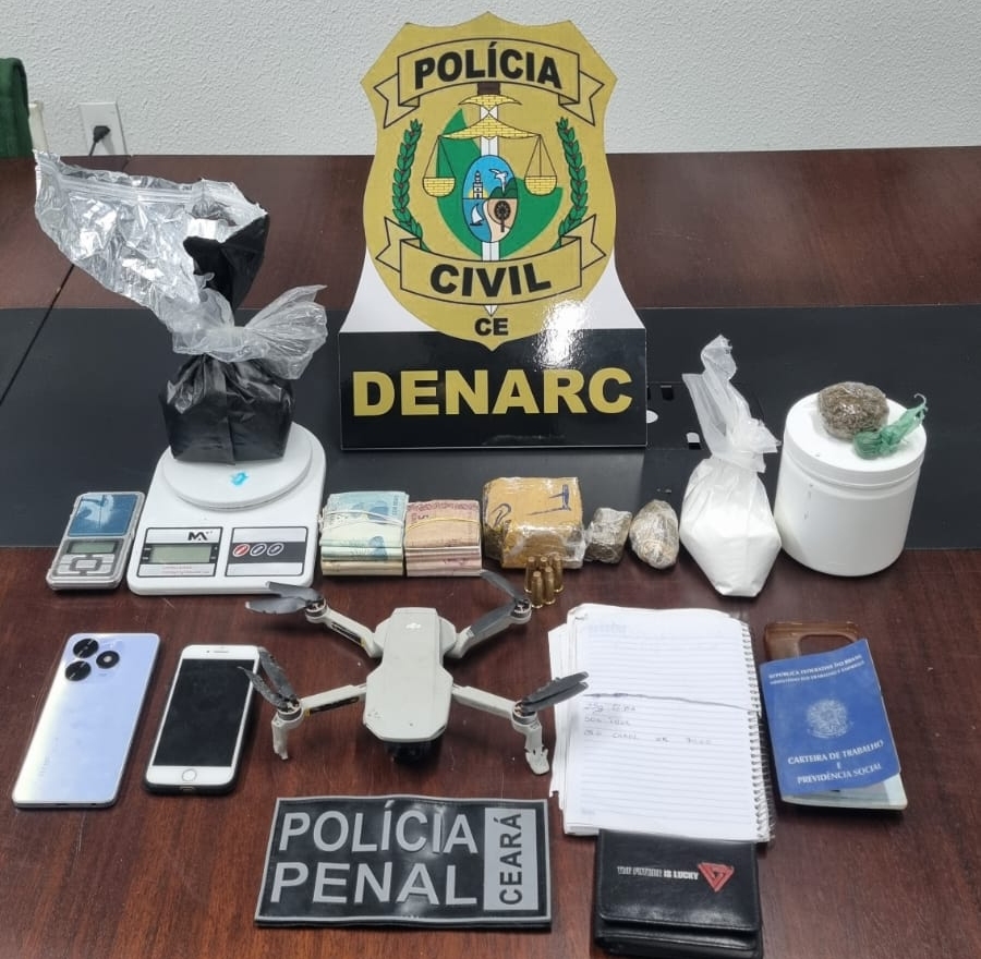 Suspeito de tráfico de drogas nos estados do CE e PI é preso durante ação conjunta