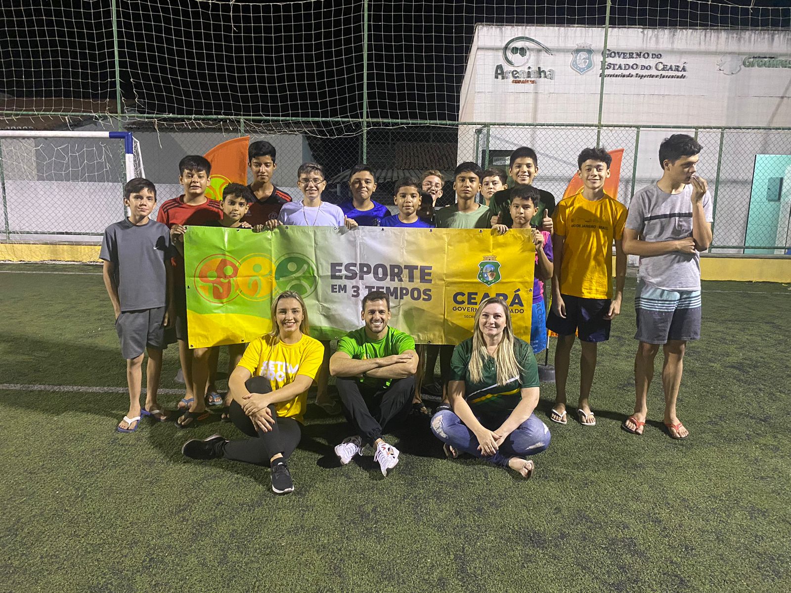 Sesporte implanta segundo núcleo do Projeto Esporte em 3 Tempos em Groaíras