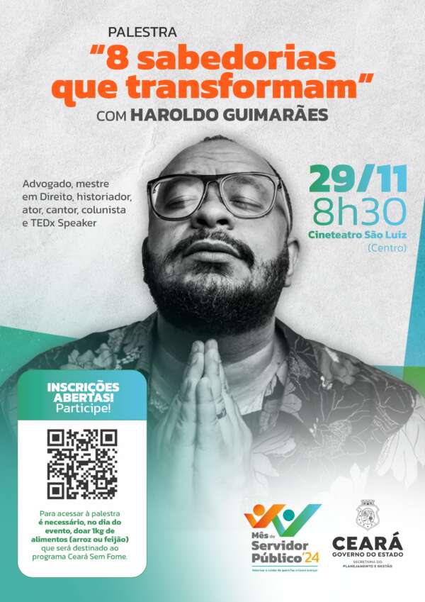 Haroldo Guimarães aborda as “8 sabedorias que transformam” em palestra para os servidores