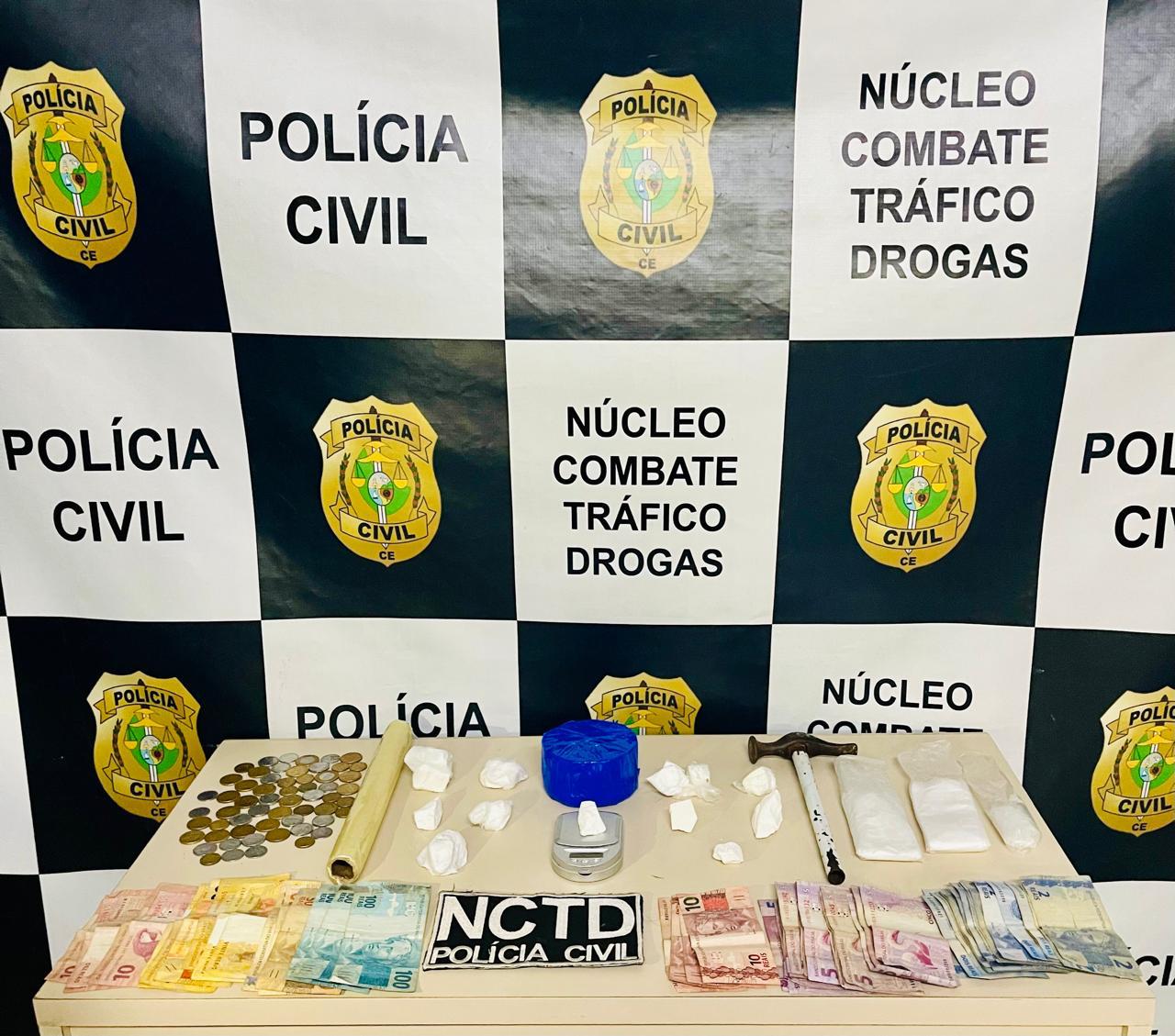 Polícia Civil prende casal suspeito de tráfico de drogas em Juazeiro do Norte