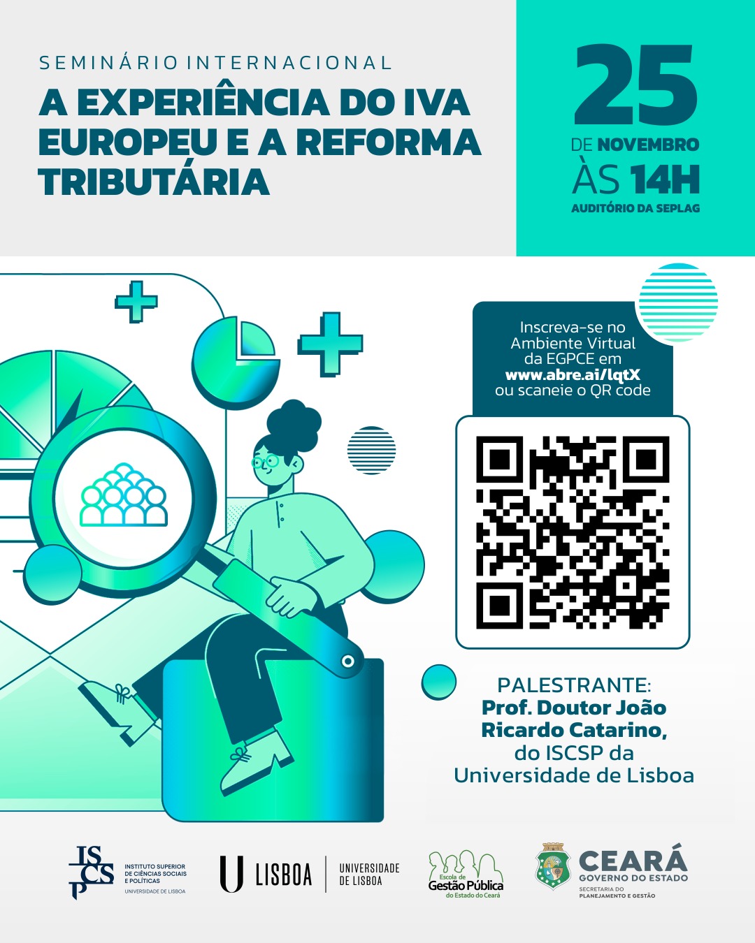 Inscrições abertas para o seminário “A experiência do IVA europeu e a reforma tributária”