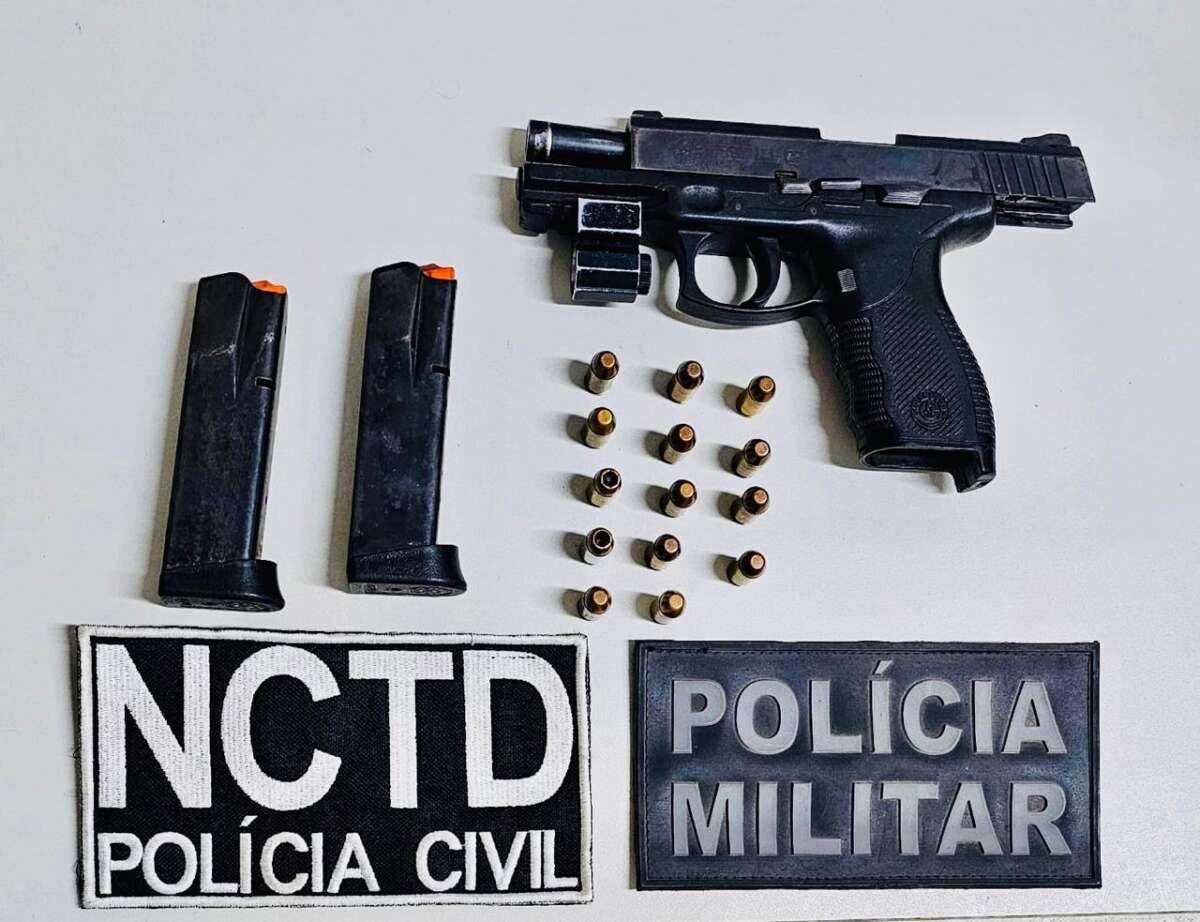 Com apoio da Coin, Polícias Civil e Militar capturam chefe de grupo criminoso e apreendem arma de fogo no Cariri