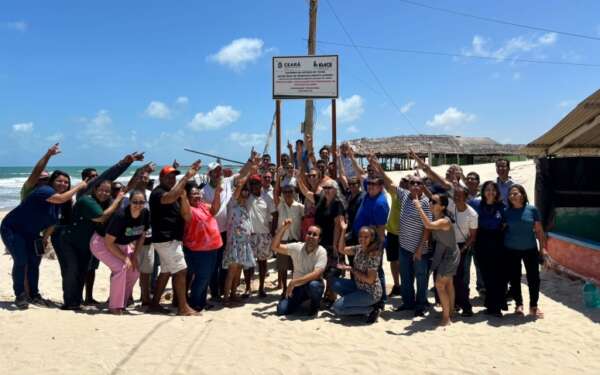 Idace conclui demarcação de território de comunidade tradicional na Praia do Balbino, em Cascavel