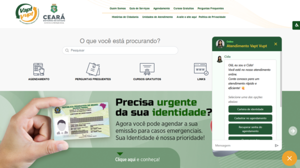 Vapt Vupt lança assistente virtual para facilitar atendimento aos cidadãos