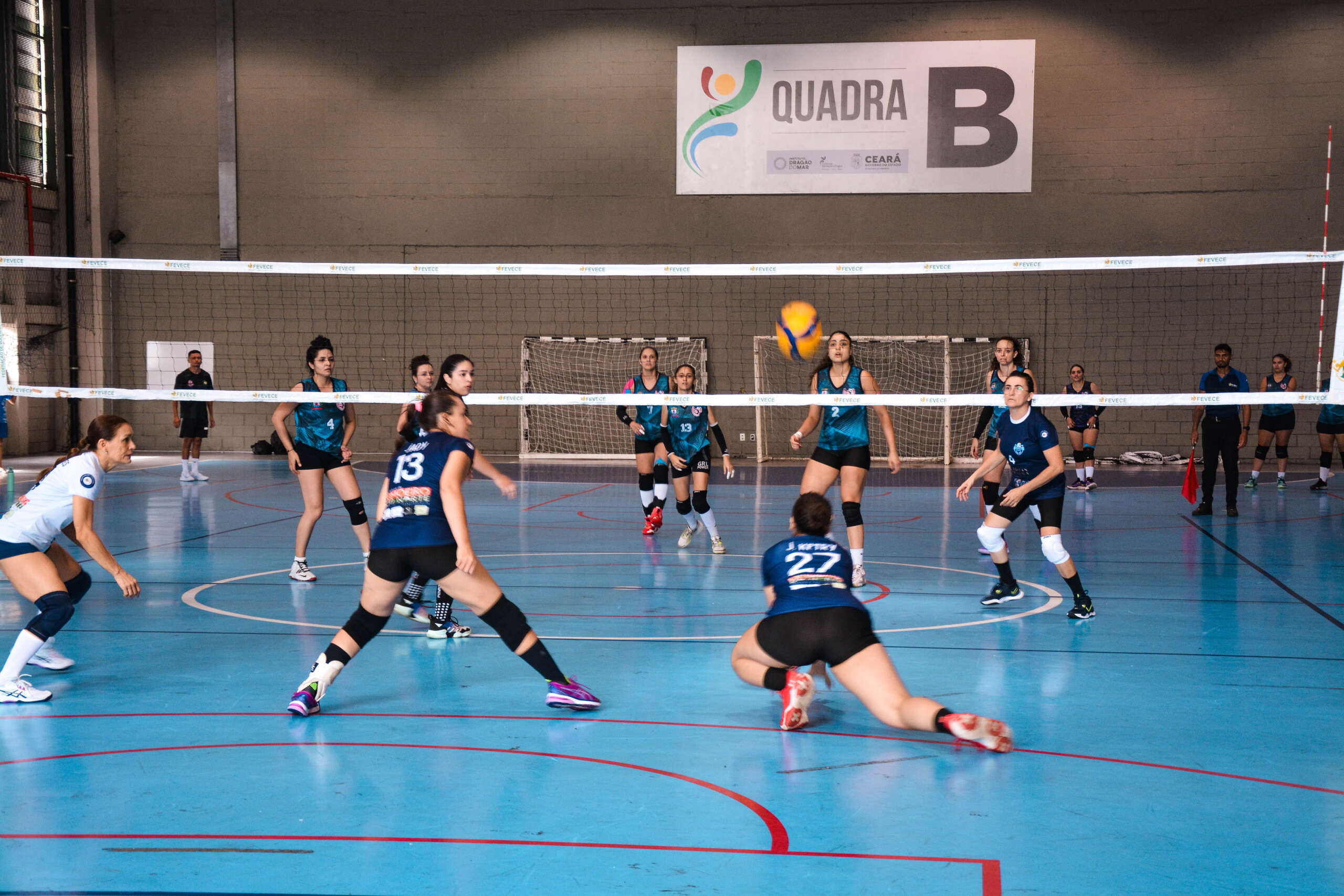 Jogos Abertos do Ceará define os campeões das modalidades de basquete, vôlei e tênis de mesa