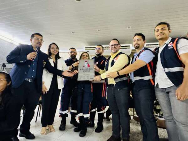 Samu 192 Ceará recebe reconhecimento internacional de qualidade no atendimento ao AVC; Base Polo de Quixeramobim foi certificada pelo Programa Angels