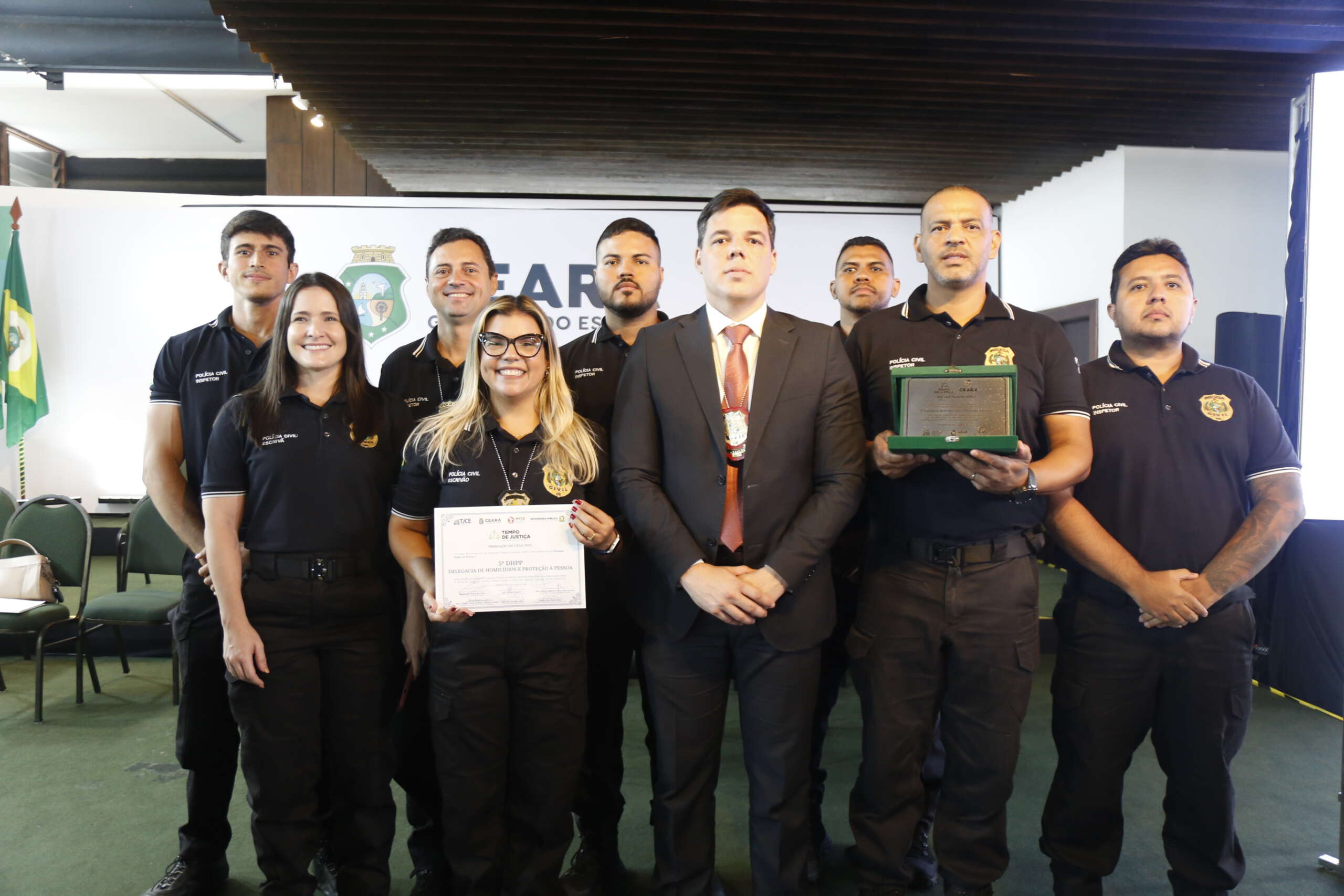Polícia Civil do Ceará e Pefoce são destaques no Prêmio Tempo de Justiça