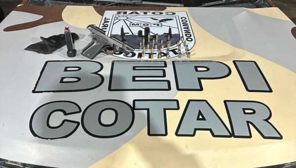 Polícia Militar prende suspeito e apreende arma de fogo e munições em Boa Viagem