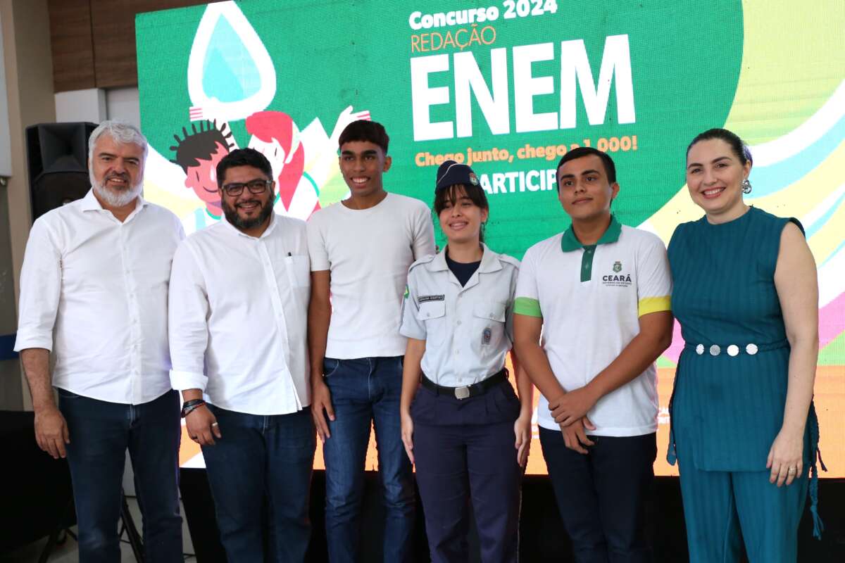 Vencedores do concurso de redação Enem Chego, Junto Chego a 1.000 são premiados