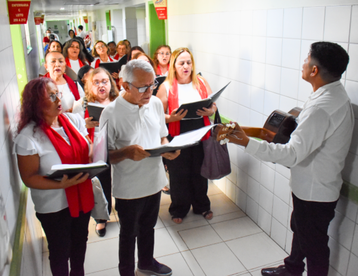 Hospital Geral Dr. César Cals recebe apresentações musicais em dezembro