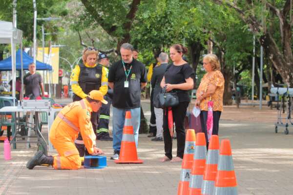 Detran, Bombeiros, PRE e AMC realizam ação alusiva à nova campanha nacional de segurança viária
