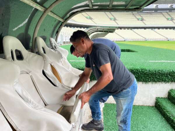 Arena Castelão recebe últimos ajustes para o início da temporada de jogos 2025