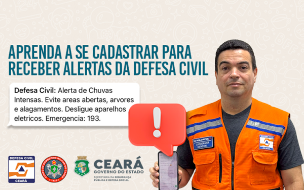 Defesa Civil faz alerta com orientações para o período chuvoso