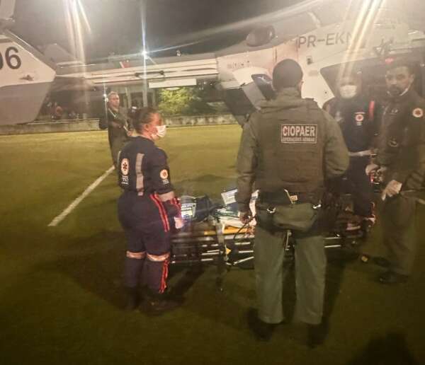 Ciopaer/SSPDS atua no transporte aeromédico de vítima de acidente de trânsito em Potengi