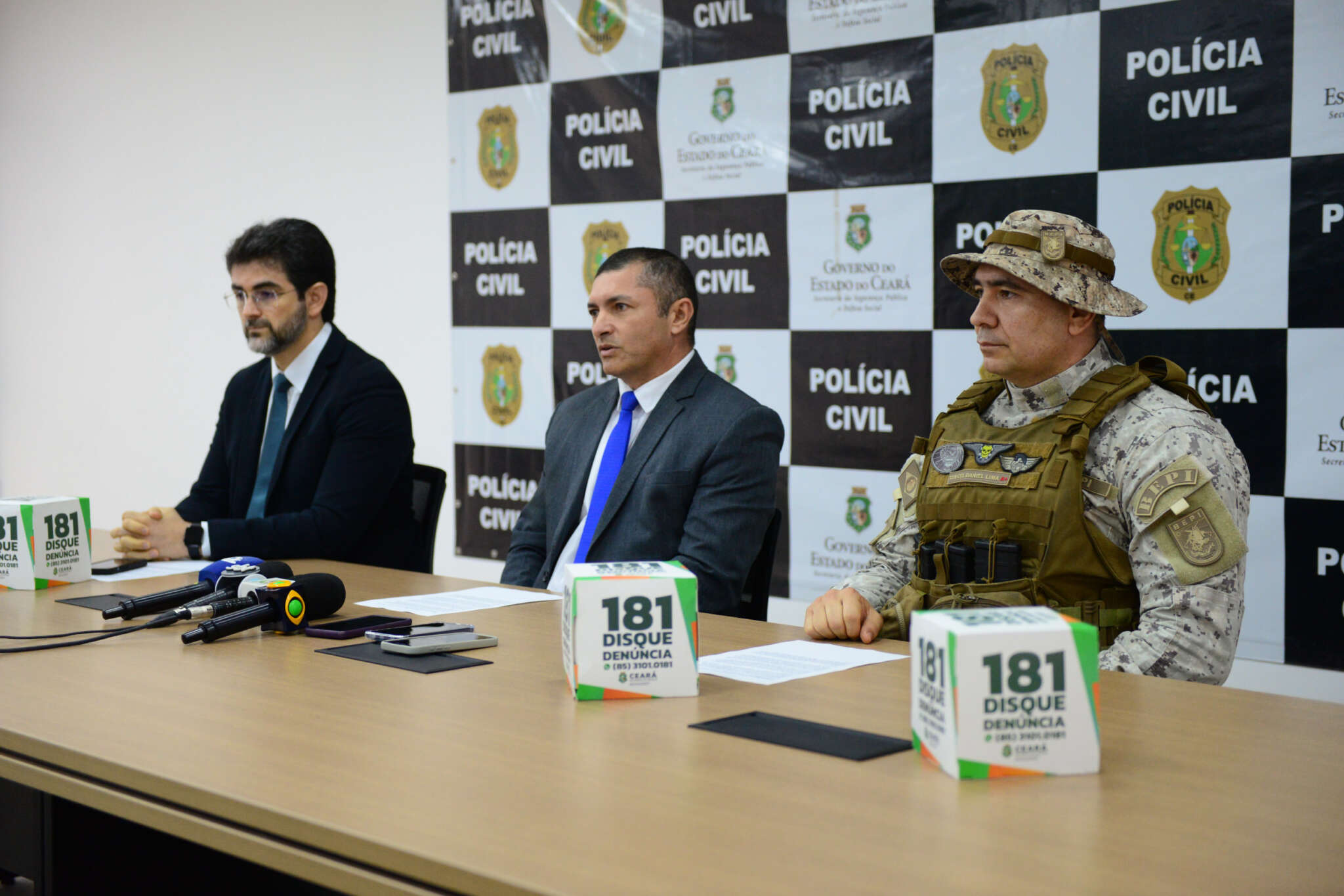 Forças de Segurança localizam e prendem suspeitos de latrocínio em Quixeramobim, poucas horas após o crime