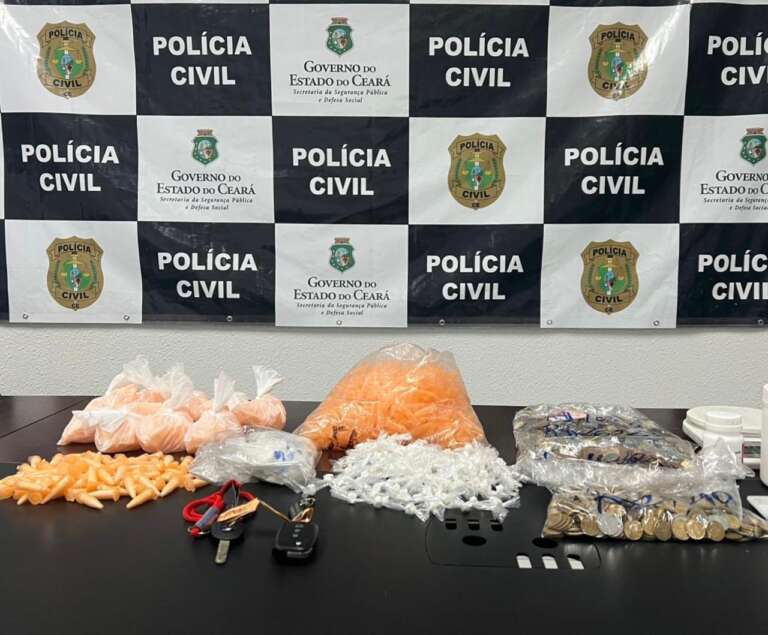 Polícia Civil captura em flagrante chefe de grupo criminoso e apreende 1 kg de cocaína na Capital