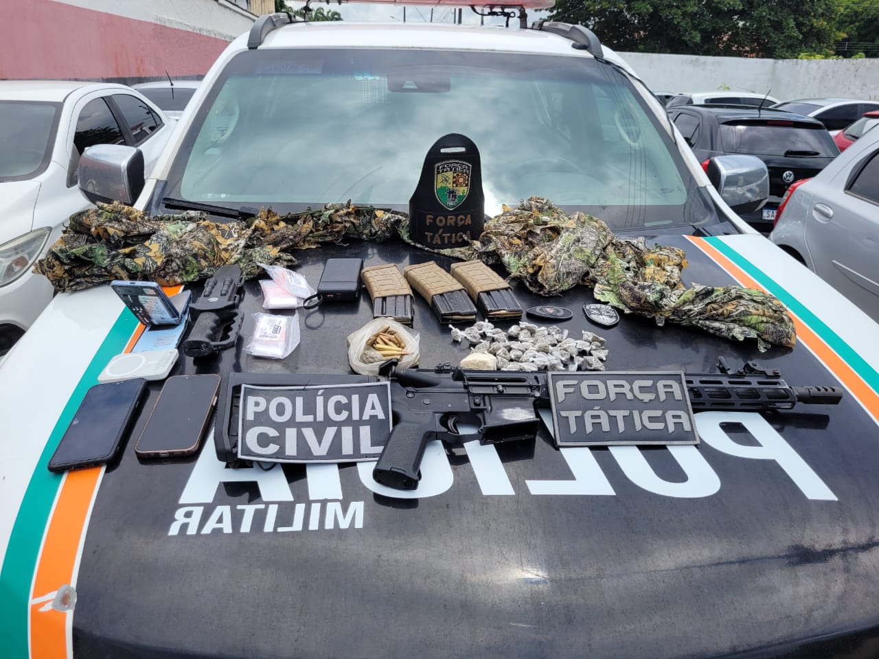 Com apoio da Coin/SSPDS, ação conjunta resulta na captura de casal investigado por integrar grupo criminoso em Caucaia