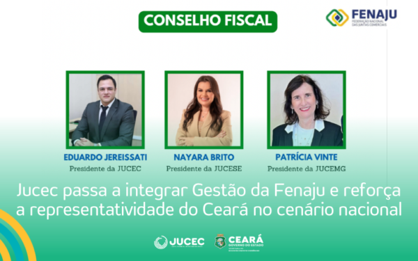 Jucec passa a integrar Gestão da FENAJU e reforça a representatividade do Ceará no cenário nacional