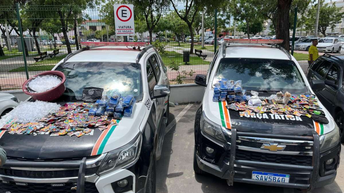 Chefe de grupo criminoso é preso pela PMCE e laboratório de drogas é desarticulado em Sobral