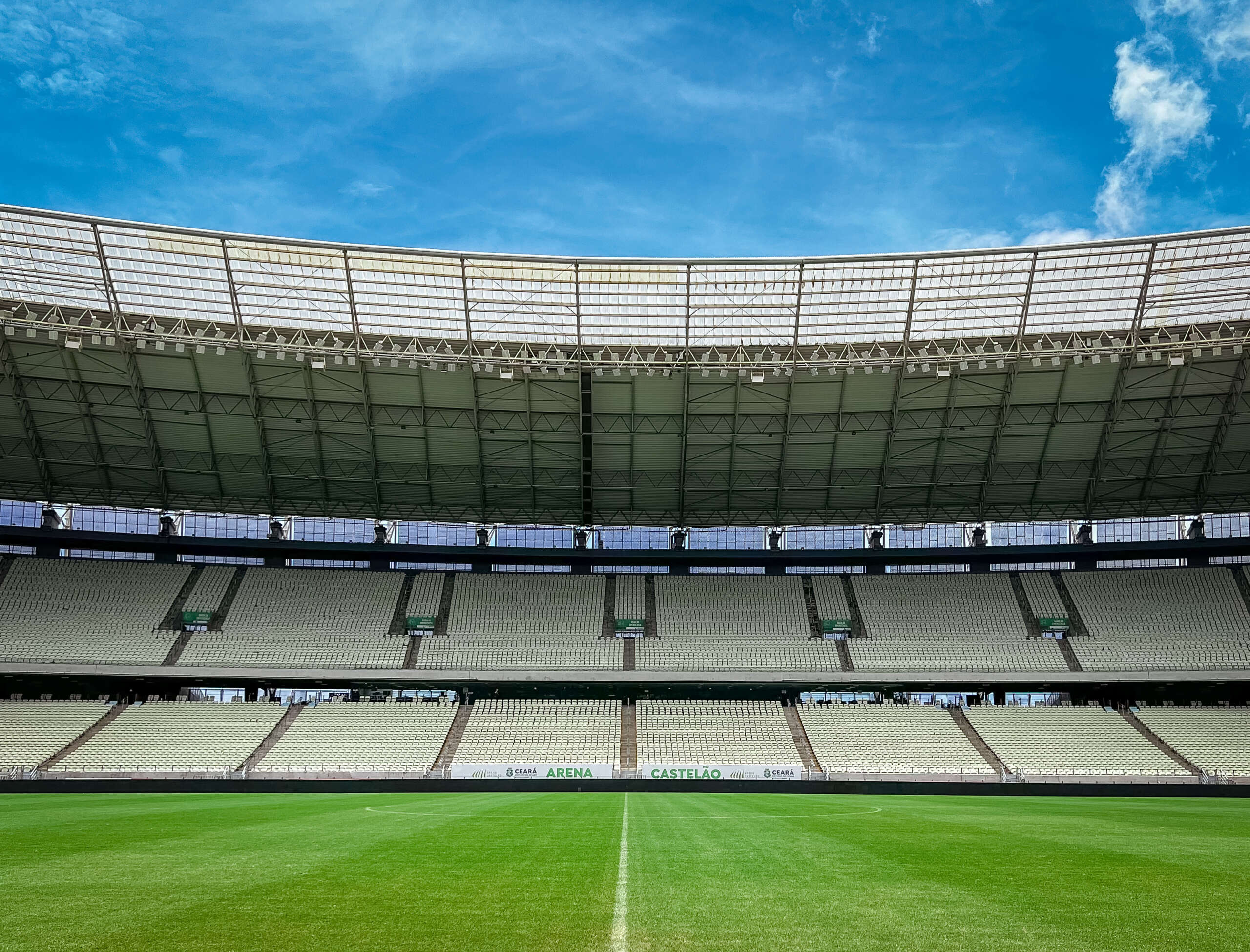 Arena Castelão amplia o reconhecimento facial aos setores Inferior Central e Superior Central, no jogo desta quarta-feira (19)