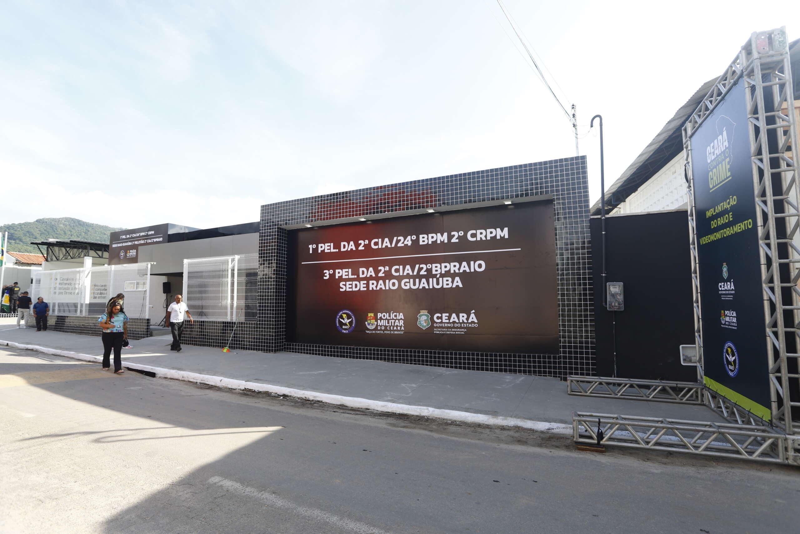 População de Guaiúba recebe base do CPRaio e Centro de Educação Infantil