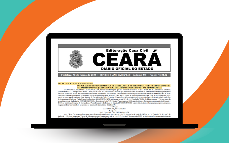 Decreto que regulamenta a Sindicância e o Termo de Ajustamento de Conduta é publicado no Diário Oficial do Estado