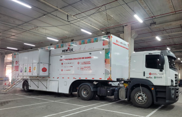 Unidade Móvel do Hemoce chega ao município de Maranguape