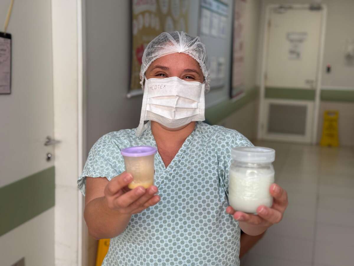 Gesto de amor que salva vidas: HRN registra número recorde de doação de leite humano no mês de março