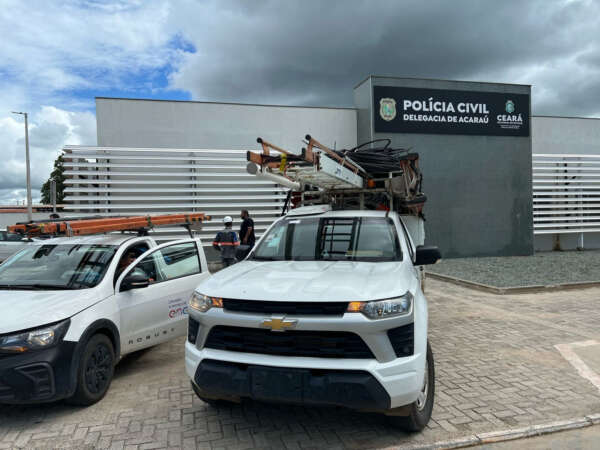 Em operação na Região Norte, PCCE prende dois suspeitos e apreende mais de dois quilômetros de fios furtados