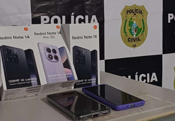 Suspeita de adquirir celulares com falso comprovante de pagamento é presa em flagrante pela PCCE em Russas