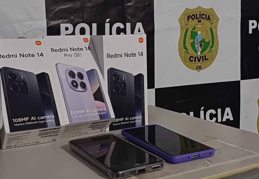 Suspeita de adquirir celulares com falso comprovante de pagamento é presa em flagrante pela PCCE em Russas