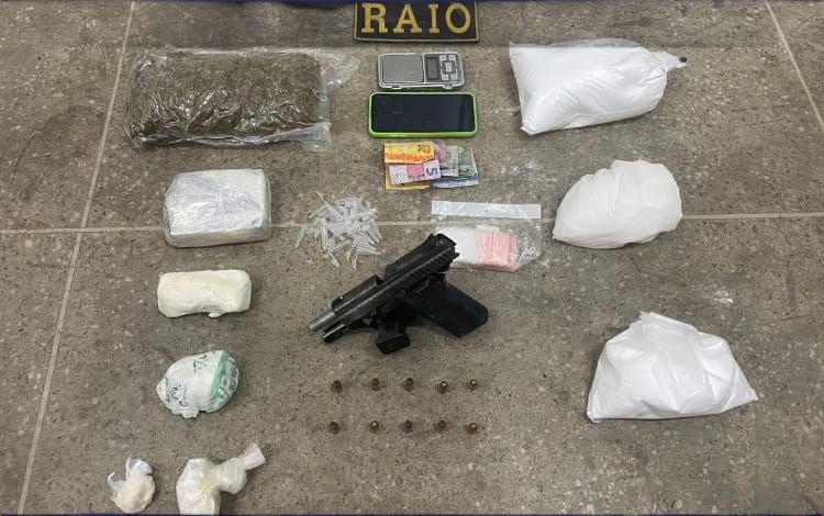 Polícia Militar prende homem com drogas e armas em Chorozinho