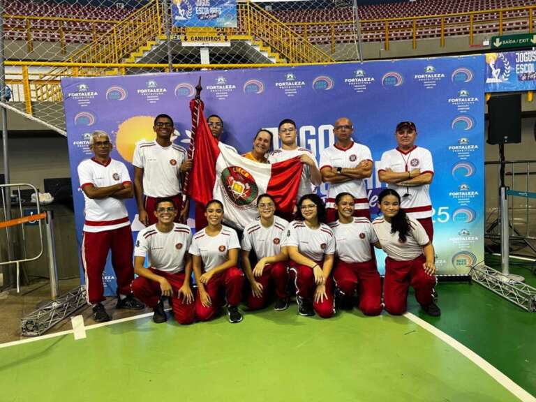 Colégio dos Bombeiros marca presença na abertura dos Jogos Escolares de Fortaleza 2025